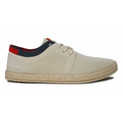 Spagnolo Náuticos de punto transpirable, zapatos casuales con suela de esparto, calzado náutico estilo alpargata.