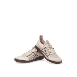 DEPORTIVO PIEL CASUAL, BEIGE, ETIKA MUJER, BAREFOOT