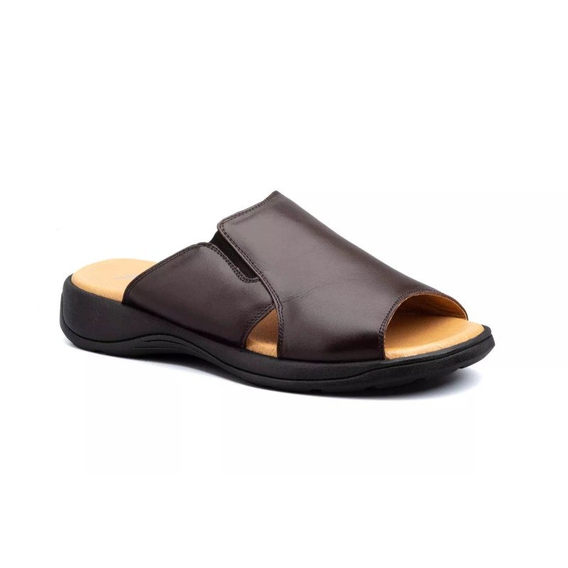 Brown and Black Comfort Leather Sandals: The Rest Your Feet Deserve | Made in Spain