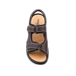 MORXIVA 7001 Californian leather with velcro, soft insole, comfort, non-slip