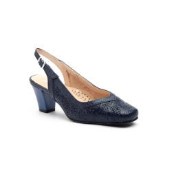 5610 Salón ancho especial de piel,  planta de piel, tacón ancho bajo, suela antideslizante