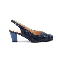 5610 Salón ancho especial de piel,  planta de piel, tacón ancho bajo, suela antideslizante