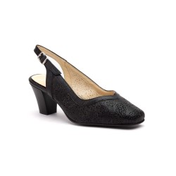 5610 Salón ancho especial de piel,  planta de piel, tacón ancho bajo, suela antideslizante