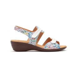 Leather wedge sandals, gel insole, soft, non slip