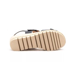 459  Leather wedge sandals, gel insole, non-slip