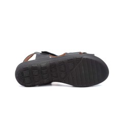Leather sandal, comfort and soft insole, non-slip, Walking