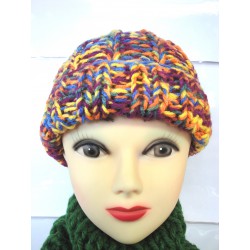 Multicolor wool cap...