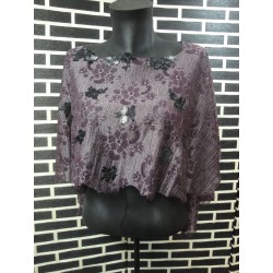 Layer lace burgundy with...