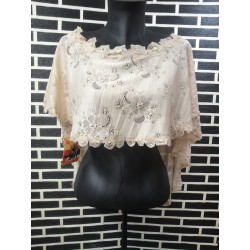 Layer beige lace party